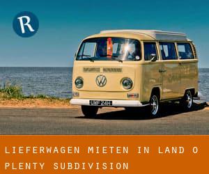 Lieferwagen mieten in Land-O-Plenty Subdivision