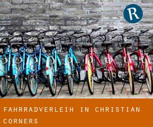 Fahrradverleih in Christian Corners