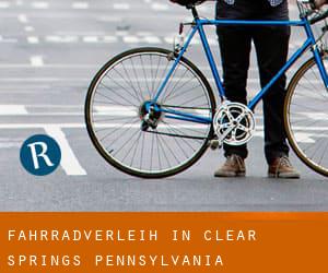 Fahrradverleih in Clear Springs (Pennsylvania)