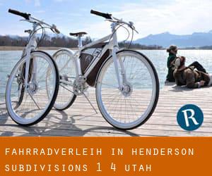 Fahrradverleih in Henderson Subdivisions 1-4 (Utah)