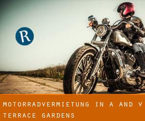 Motorradvermietung in A and V Terrace Gardens