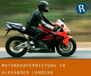Motorradvermietung in Alexander Landing