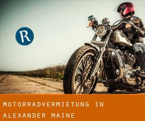 Motorradvermietung in Alexander (Maine)