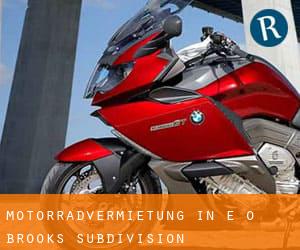 Motorradvermietung in E O Brooks Subdivision