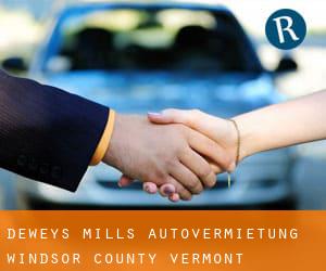 Deweys Mills autovermietung (Windsor County, Vermont)