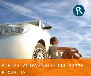 Athies autovermietung (Somme, Picardie)