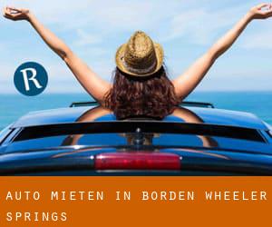 Auto mieten in Borden Wheeler Springs