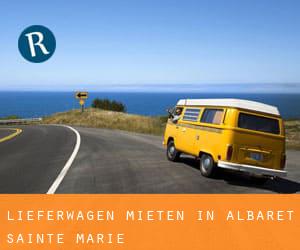 Lieferwagen mieten in Albaret-Sainte-Marie