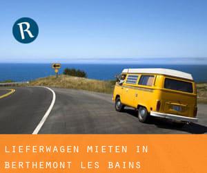 Lieferwagen mieten in Berthemont-les-Bains