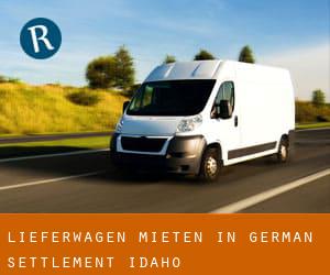 Lieferwagen mieten in German Settlement (Idaho)