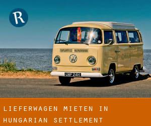 Lieferwagen mieten in Hungarian Settlement