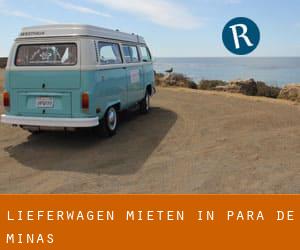 Lieferwagen mieten in Pará de Minas Lieferwagen mieten in Pará de Minas