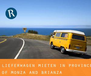 Lieferwagen mieten in Province of Monza and Brianza