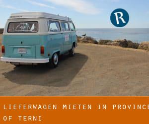 Lieferwagen mieten in Province of Terni