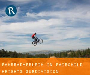 Fahrradverleih in Fairchild Heights Subdivision