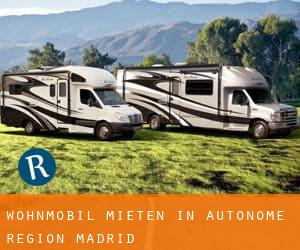 Wohnmobil mieten in Autonome Region Madrid