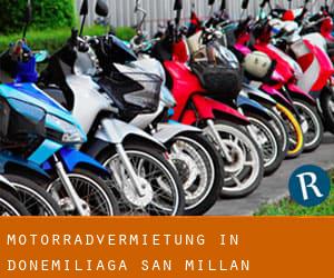 Motorradvermietung in Donemiliaga / San Millán