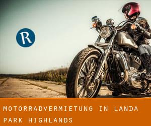 Motorradvermietung in Landa Park Highlands