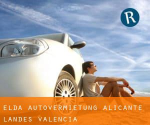 Elda autovermietung (Alicante, Landes Valencia)
