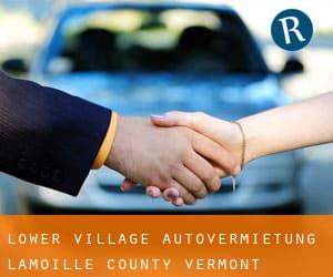 Lower Village autovermietung (Lamoille County, Vermont)